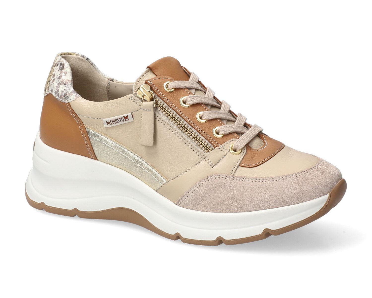 lacets femme modèle Hanouk Sable clair - Mephisto